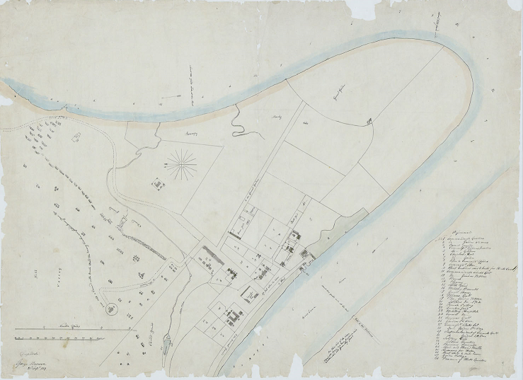 George Brown's Map of Brisbane Town.PNG